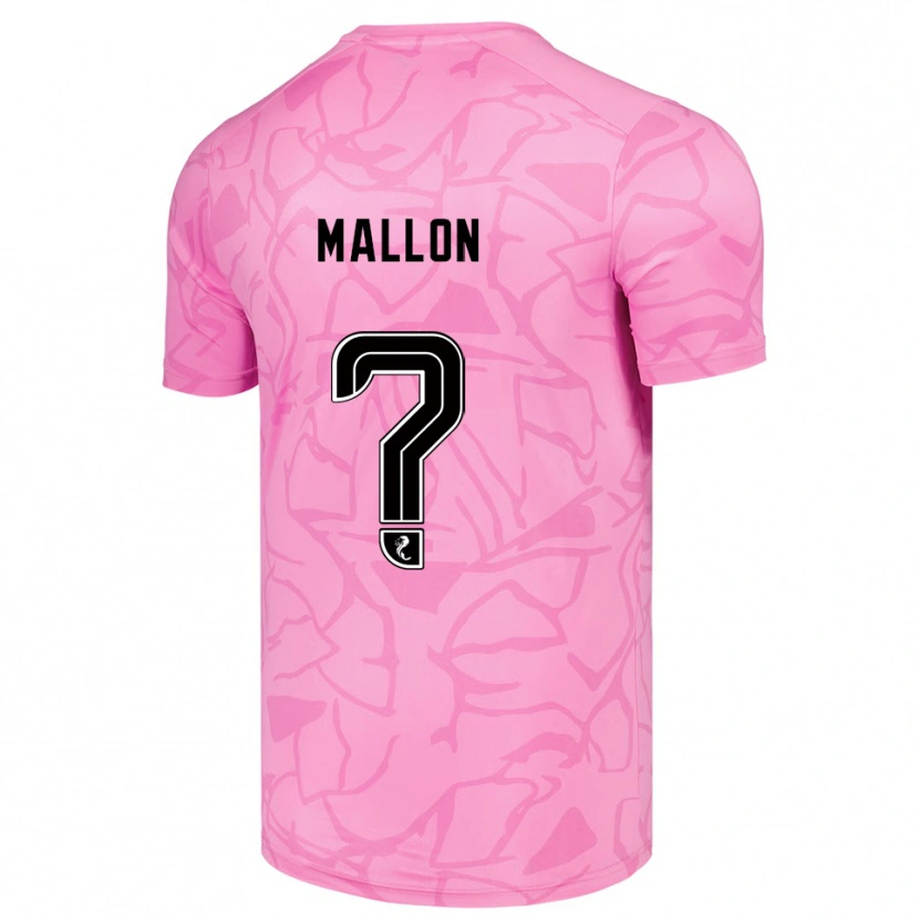 Danxen Męski Ryan Mallon #0 Czarny Różowy Koszulka Bramkarska 2025/26