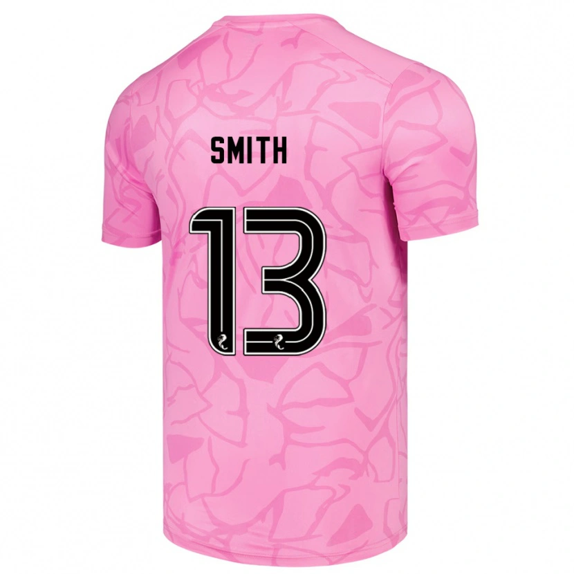 Danxen Męski Jordan Smith #13 Czarny Różowy Koszulka Bramkarska 2025/26