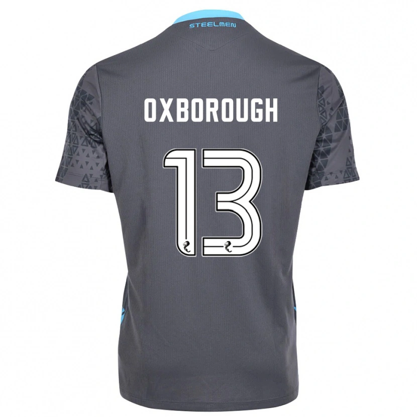 Danxen Męski Aston Oxborough #13 Biały Szary Koszulka Bramkarska 2025/26
