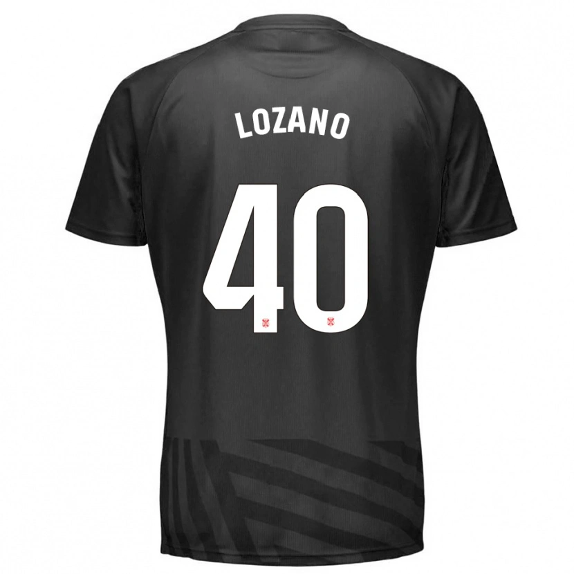 Danxen Męski Gabriel Lozano #40 Szary Czarny Koszulka Bramkarska 2025/26