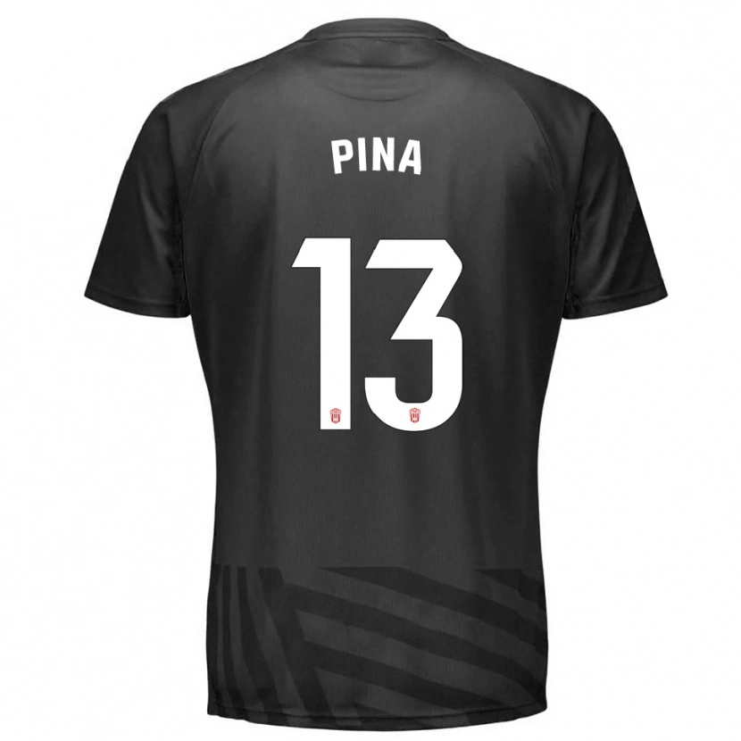 Danxen Męski Antonio Pina #13 Szary Czarny Koszulka Bramkarska 2025/26