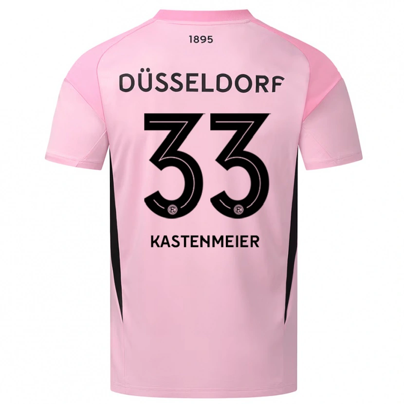 Danxen Męski Florian Kastenmeier #33 Różowy Czarny Koszulka Bramkarska 2025/26
