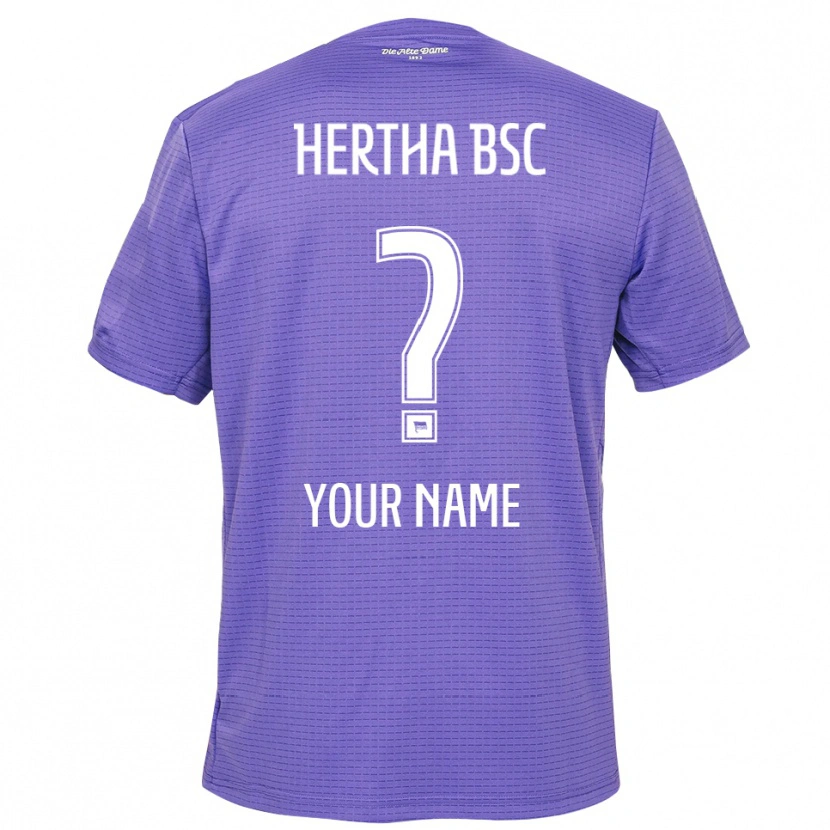 Danxen Męski Hertha BSC Fioletowy Biały Koszulka Bramkarska 2025/26