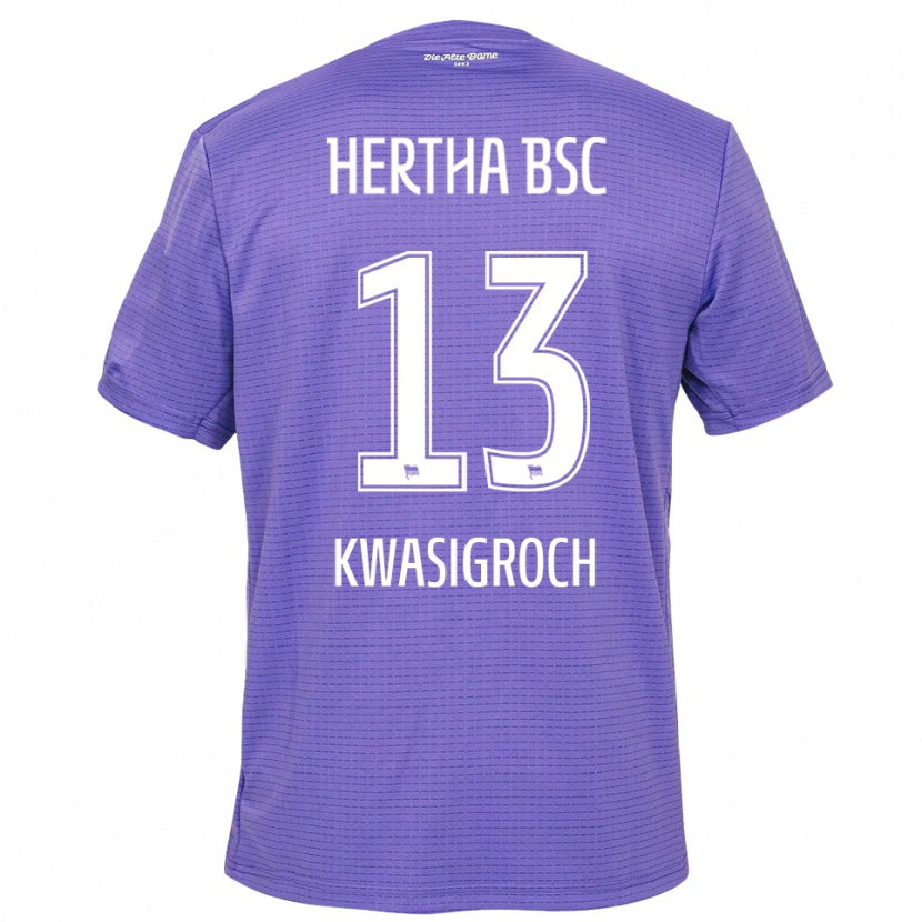 Danxen Męski Robert Kwasigroch #13 Fioletowy Biały Koszulka Bramkarska 2025/26