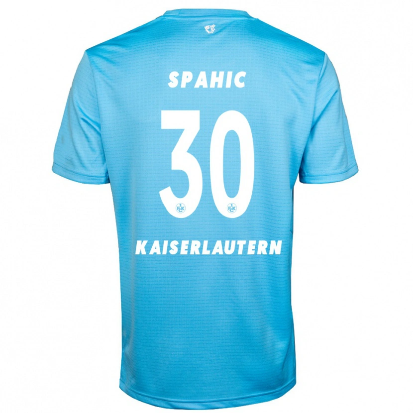 Danxen Męski Avdo Spahic #30 Błękitny Biały Koszulka Bramkarska 2025/26