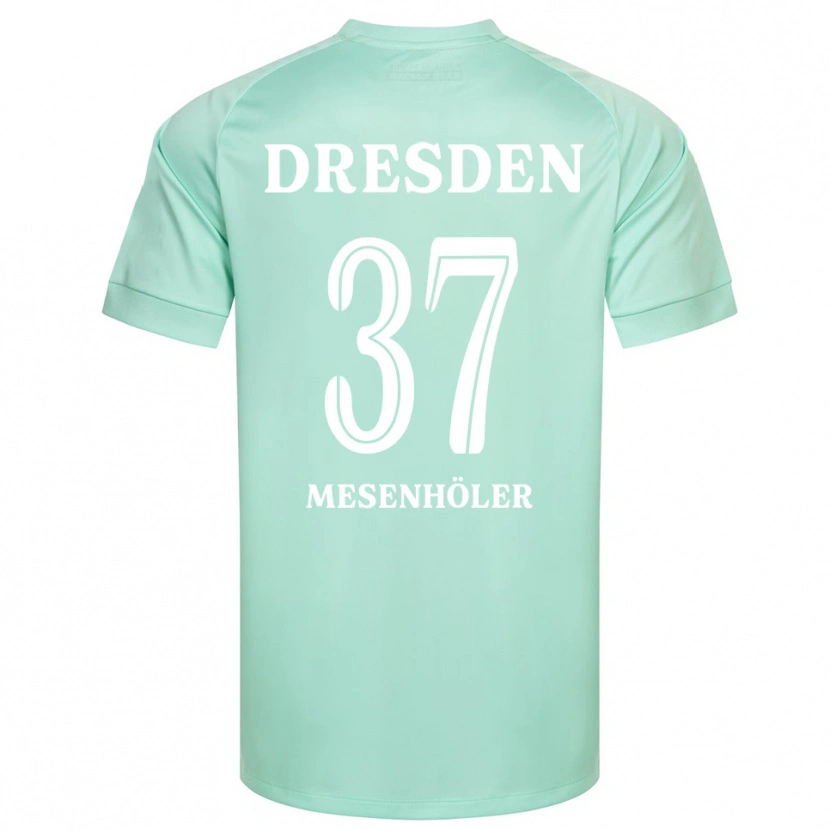 Danxen Męski Daniel Mesenhöler #37 Jasnozielony Biały Koszulka Bramkarska 2025/26