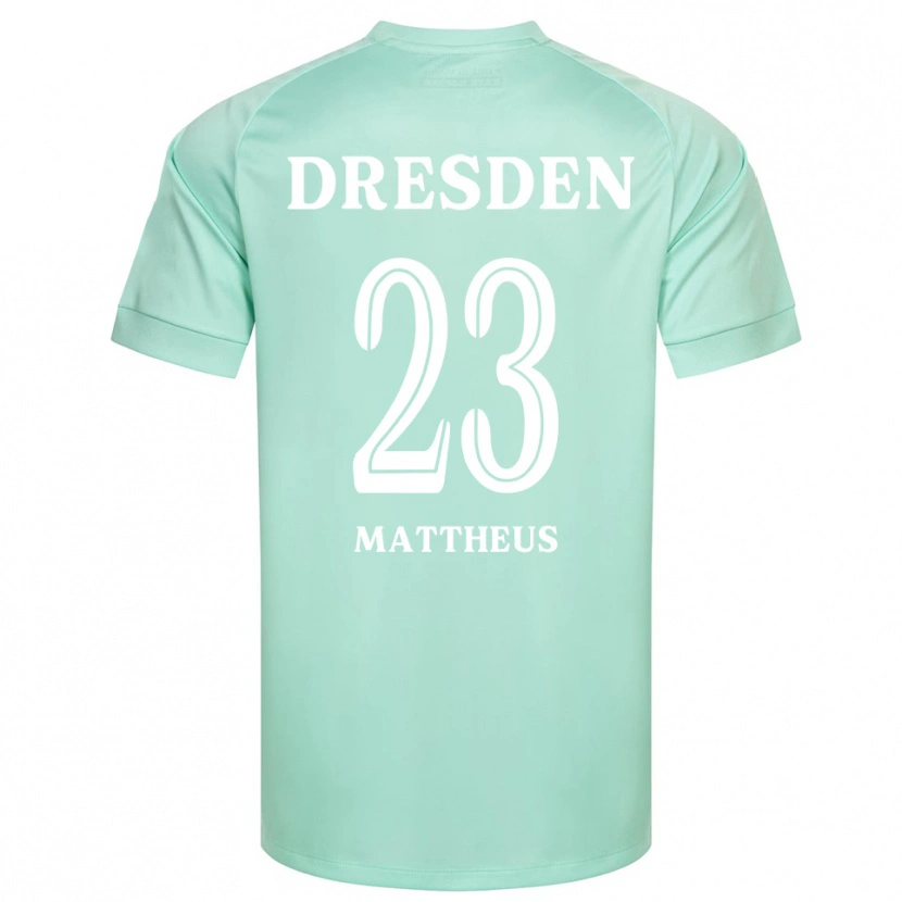 Danxen Męski Paul Mattheus #23 Jasnozielony Biały Koszulka Bramkarska 2025/26
