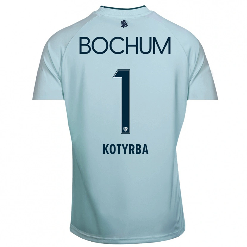Danxen Męski Finn Kotyrba #1 Cyjan-Niebieski Koszulka Bramkarska 2025/26