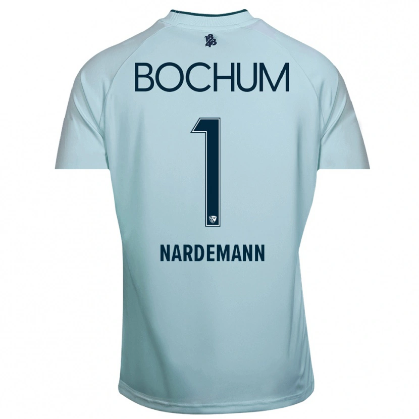 Danxen Męski Kari Närdemann #1 Cyjan-Niebieski Koszulka Bramkarska 2025/26