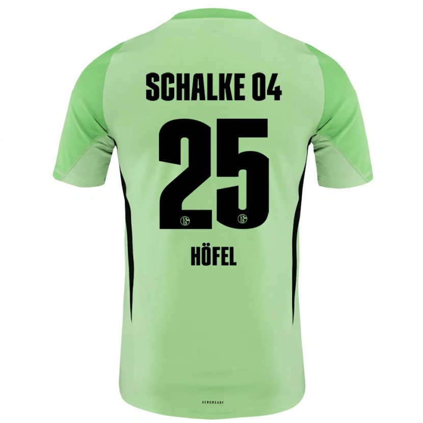 Danxen Męski Luca Höfel #25 Jasnozielony Czarny Koszulka Bramkarska 2025/26