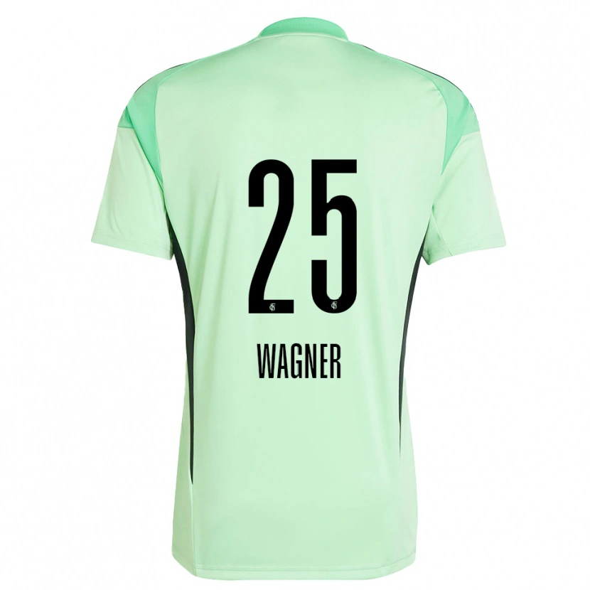 Danxen Męski Allison Wagner #25 Jasnozielony Czarny Koszulka Bramkarska 2025/26