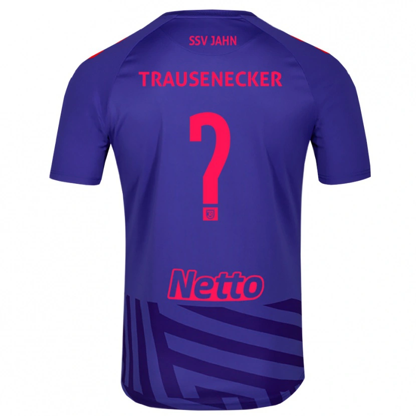 Danxen Męski Bastian Trausenecker #0 Królewski Niebieski Czerwony Koszulka Bramkarska 2025/26