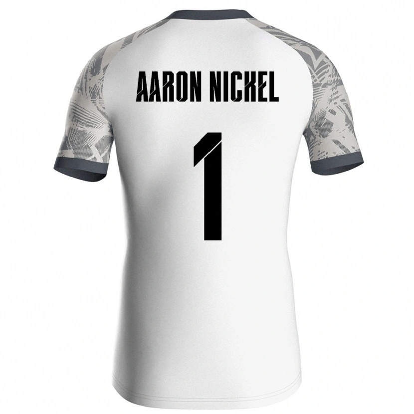 Danxen Męski Arvit Aaron Nickel #1 Szary Biały Koszulka Bramkarska 2025/26
