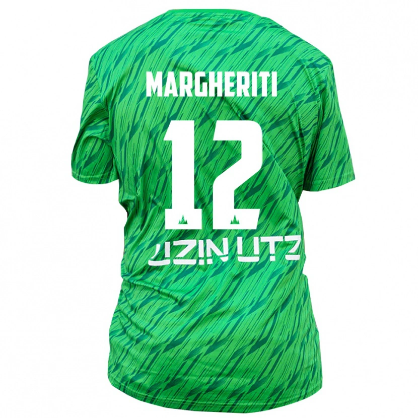 Danxen Męski Danilo Margheriti #12 Zielony Czerwony Koszulka Bramkarska 2025/26