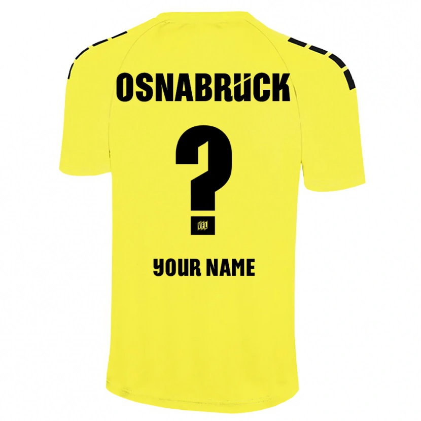 Danxen Męski VfL Osnabrück Żółty Czarny Koszulka Bramkarska 2025/26