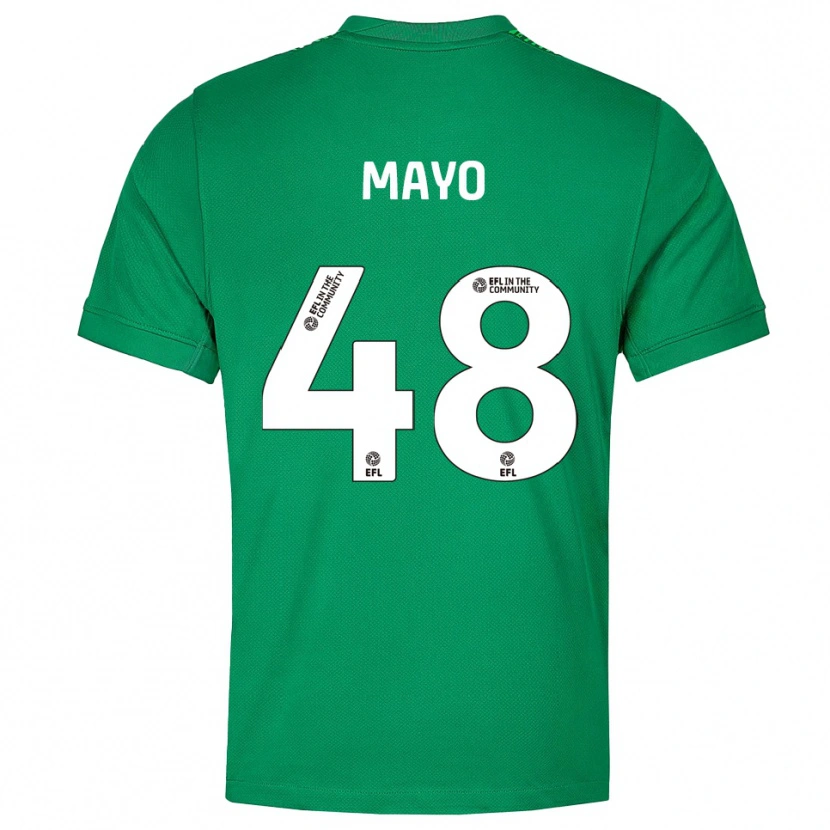 Danxen Męski Bradley Mayo #48 Biało-Zielony Koszulka Bramkarska 2025/26