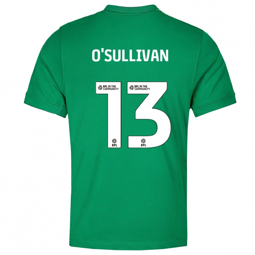 Danxen Męski William O'Sullivan #13 Biało-Zielony Koszulka Bramkarska 2025/26