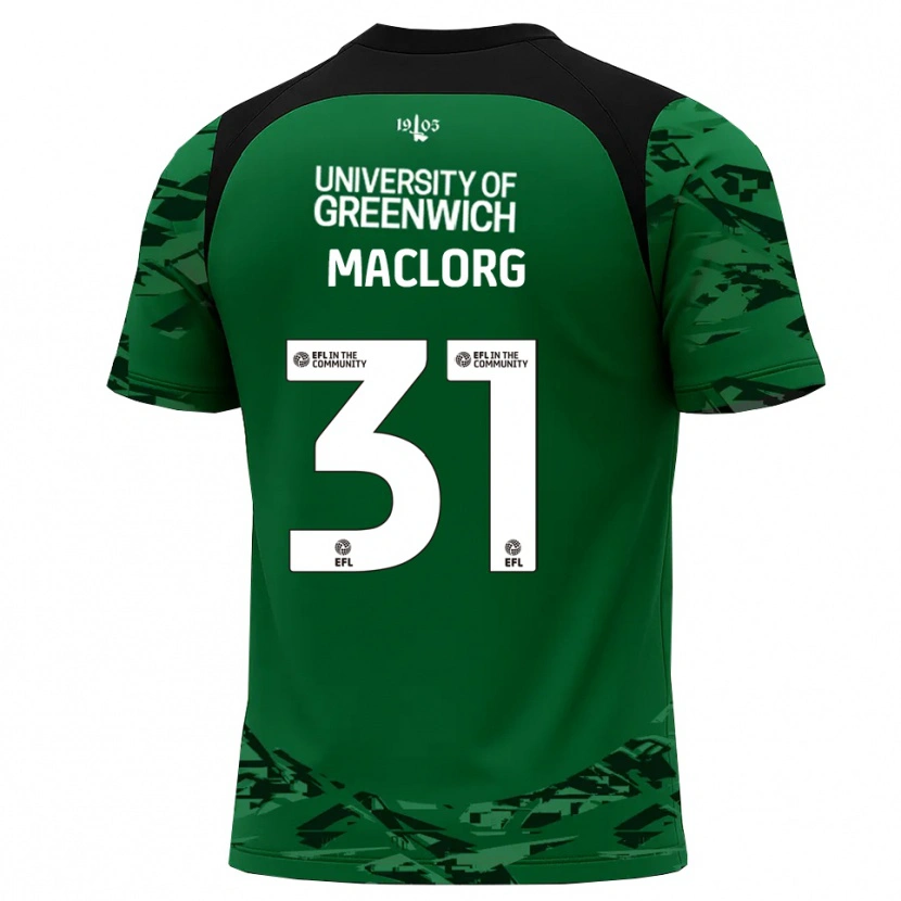Danxen Męski Lennon MacLorg #31 Zielono-Czarny Koszulka Bramkarska 2025/26
