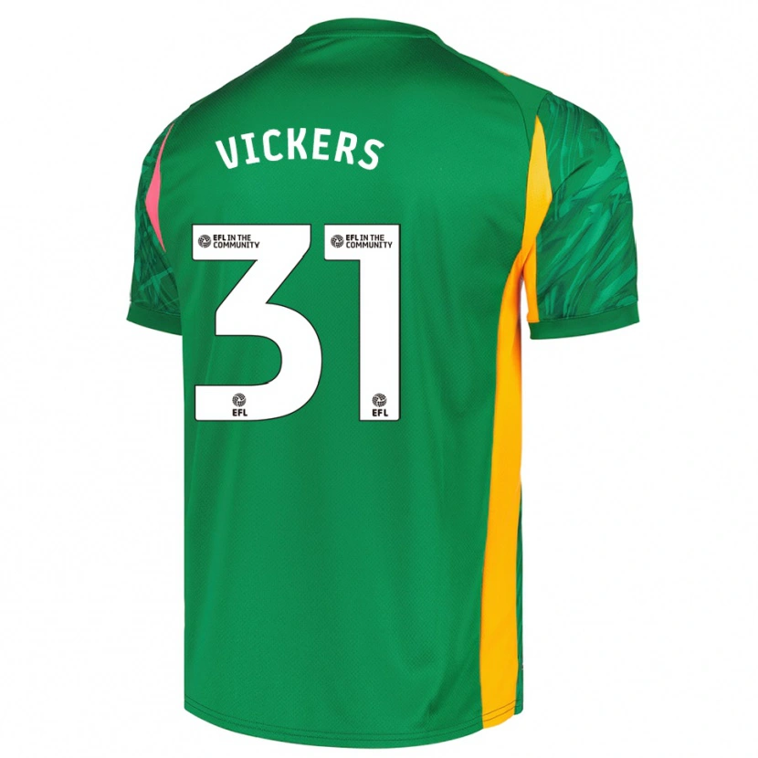 Danxen Męski Josh Vickers #31 Zielono-Różowy Koszulka Bramkarska 2025/26