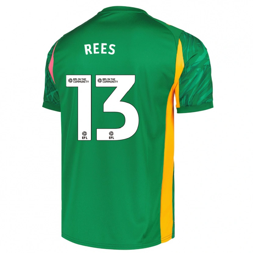 Danxen Męski Harvey Rees #13 Zielono-Różowy Koszulka Bramkarska 2025/26