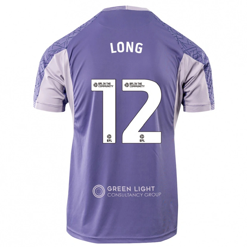 Danxen Męski George Long #12 Jasnofioletowy Koszulka Bramkarska 2025/26