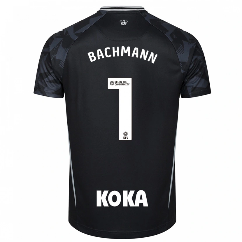 Danxen Męski Daniel Bachmann #1 Niebiesko-Czarny Koszulka Bramkarska 2025/26