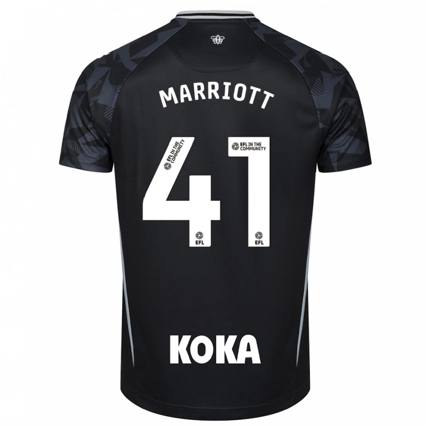 Danxen Męski Alfie Marriott #41 Niebiesko-Czarny Koszulka Bramkarska 2025/26