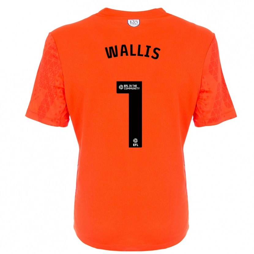Danxen Męski Joe Wallis #1 Czarno-Pomarańczowy Koszulka Bramkarska 2025/26