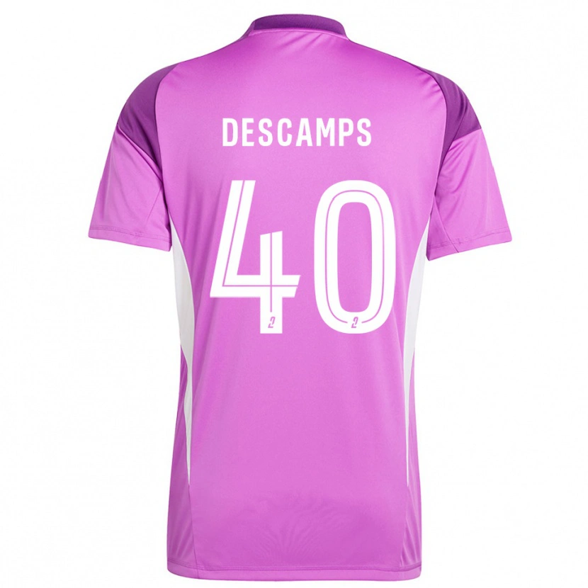 Danxen Męski Rémy Descamps #40 Lawendowy Koszulka Bramkarska 2025/26