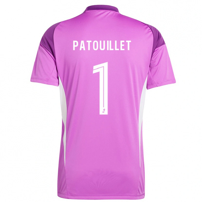 Danxen Męski Mathieu Patouillet #1 Lawendowy Koszulka Bramkarska 2025/26
