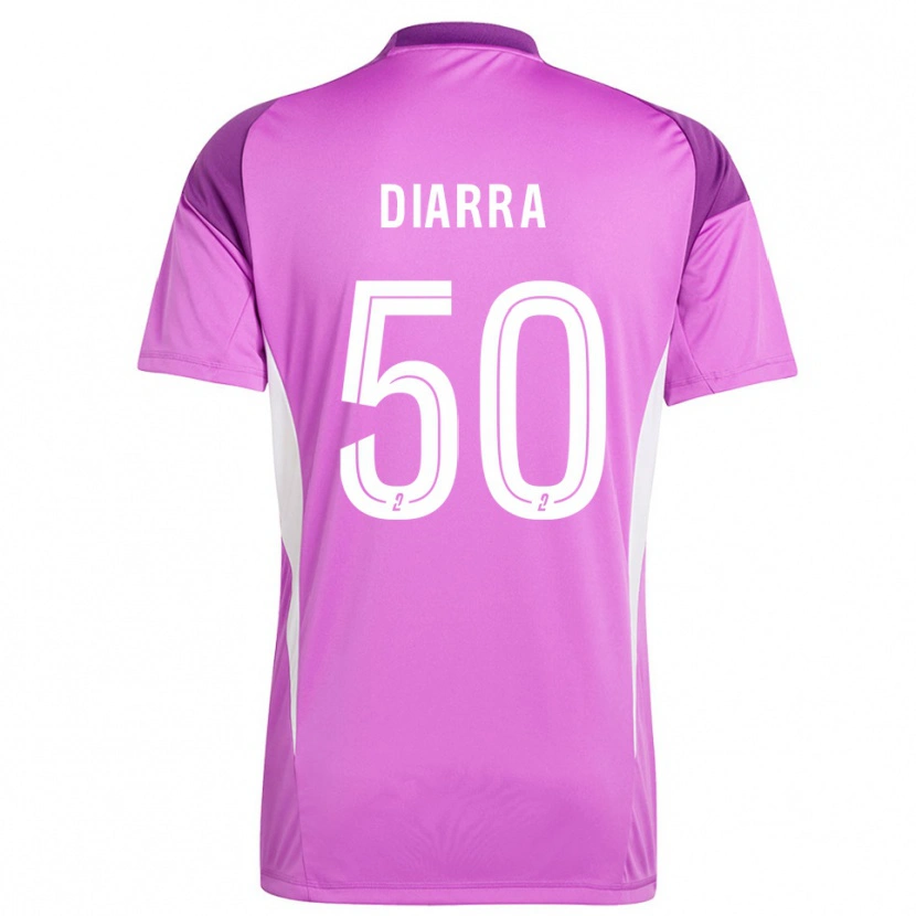 Danxen Męski Lassine Diarra #50 Lawendowy Koszulka Bramkarska 2025/26