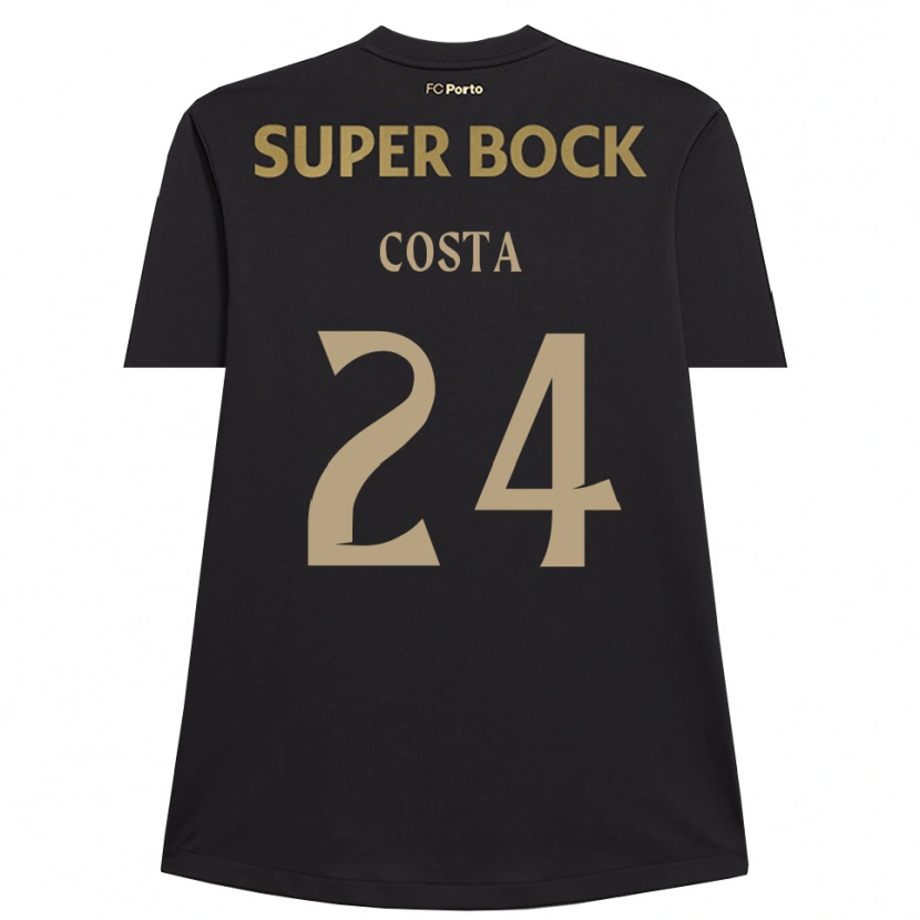 Danxen Męski João Costa #24 Czarny Brązowy Koszulka Bramkarska 2025/26