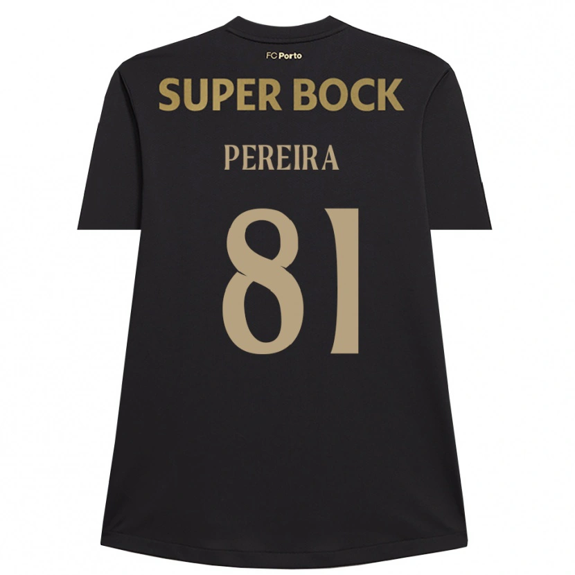 Danxen Męski Martim Pereira #81 Czarny Brązowy Koszulka Bramkarska 2025/26