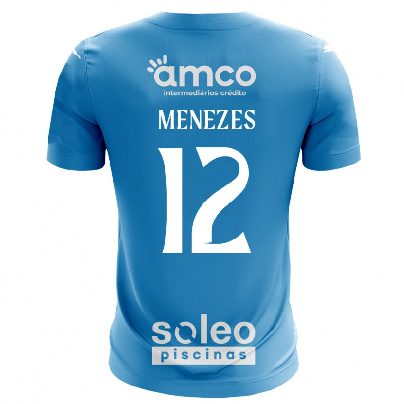 Danxen Męski Gabriel Menezes #12 Niebieski Biały Koszulka Bramkarska 2025/26