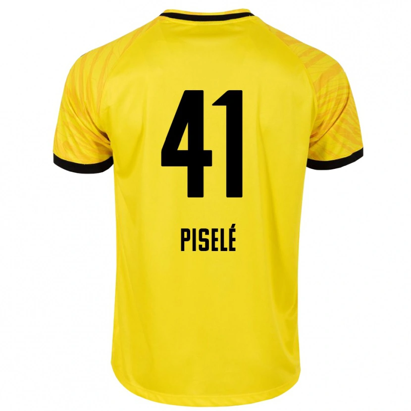 Danxen Męski Lowie Piselé #41 Żółty Czarny Koszulka Bramkarska 2025/26