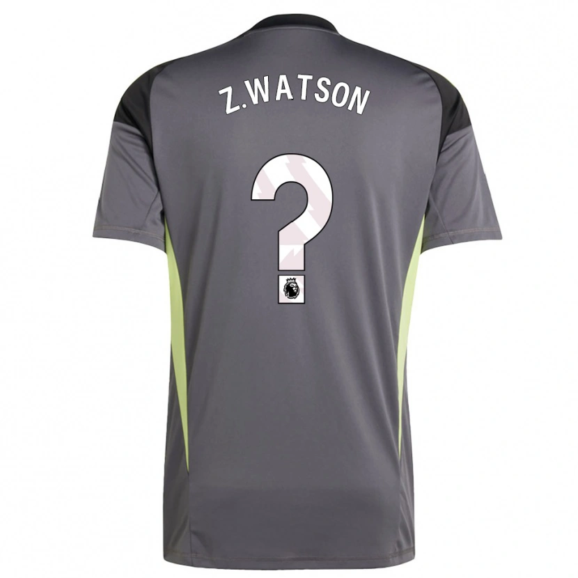 Danxen Męski Zac Watson #0 Ciemnoszary Biały Koszulka Bramkarska 2025/26