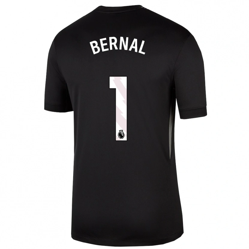 Danxen Męski Freddy Bernal #1 Czarny Biały Koszulka Bramkarska 2025/26