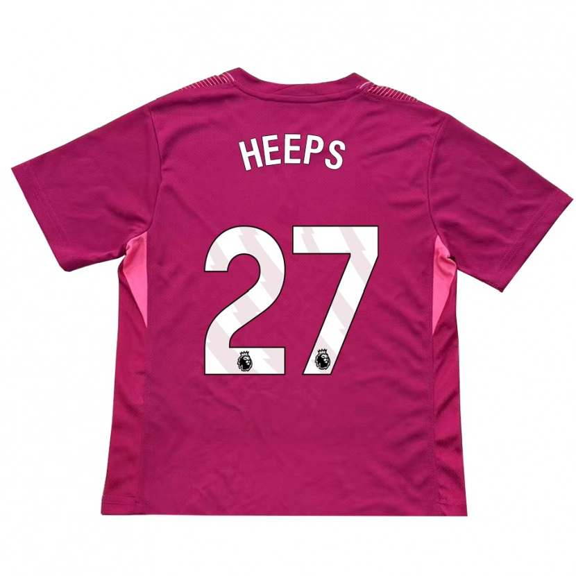 Danxen Męski Eleanor Heeps #27 Różowy Biały Koszulka Bramkarska 2025/26