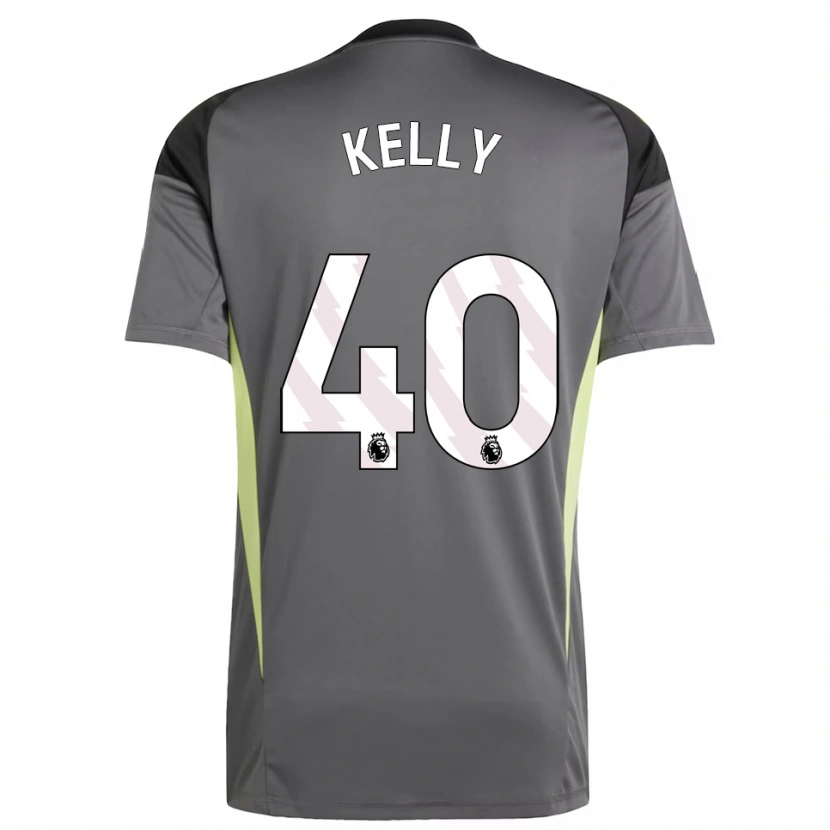 Danxen Męski Soffia Kelly #40 Ciemnoszary Czarny Koszulka Bramkarska 2025/26