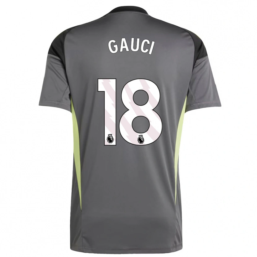 Danxen Męski Joe Gauci #18 Ciemnoszary Czarny Koszulka Bramkarska 2025/26