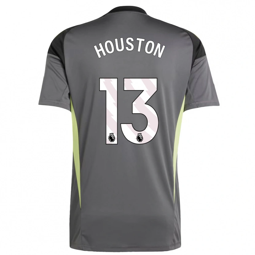 Danxen Męski Theo Houston #13 Ciemnoszary Czarny Koszulka Bramkarska 2025/26