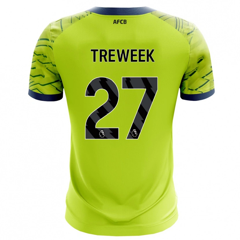 Danxen Męski Amber Treweek #27 Zielony Żółty Koszulka Bramkarska 2025/26