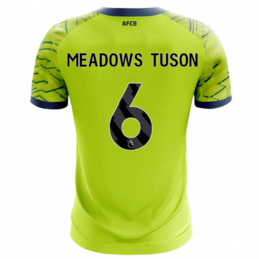 Danxen Męski Freya Meadows Tuson #6 Zielony Żółty Koszulka Bramkarska 2025/26