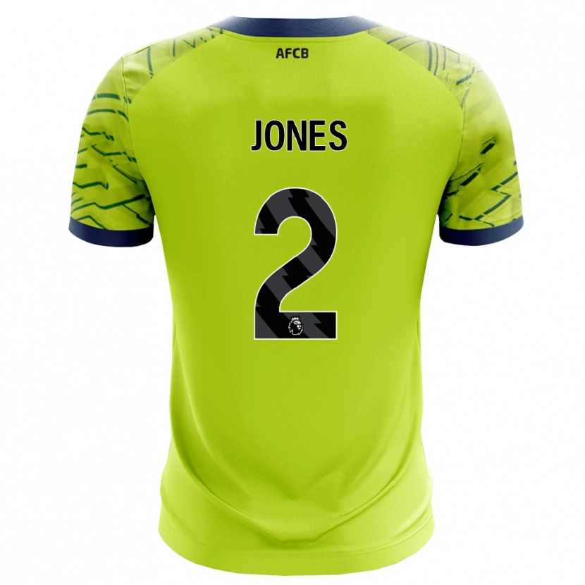 Danxen Męski Abby Jones #2 Zielony Żółty Koszulka Bramkarska 2025/26