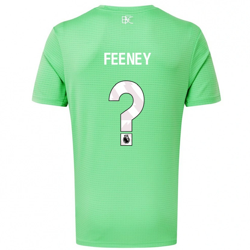 Danxen Męski Callum Feeney #0 Średni Zielony Koszulka Bramkarska 2025/26