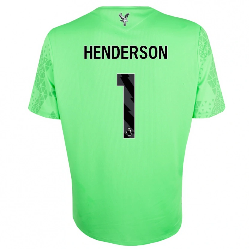 Danxen Męski Dean Henderson #1 Zielony Czarny Koszulka Bramkarska 2025/26