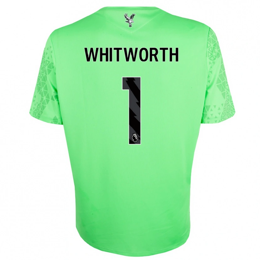 Danxen Męski Harry Whitworth #1 Zielony Czarny Koszulka Bramkarska 2025/26