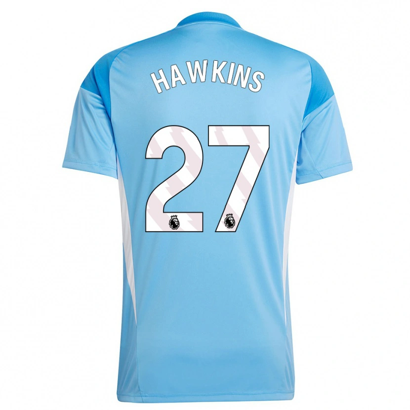 Danxen Męski Hannah Hawkins #27 Niebieski Biały Koszulka Bramkarska 2025/26
