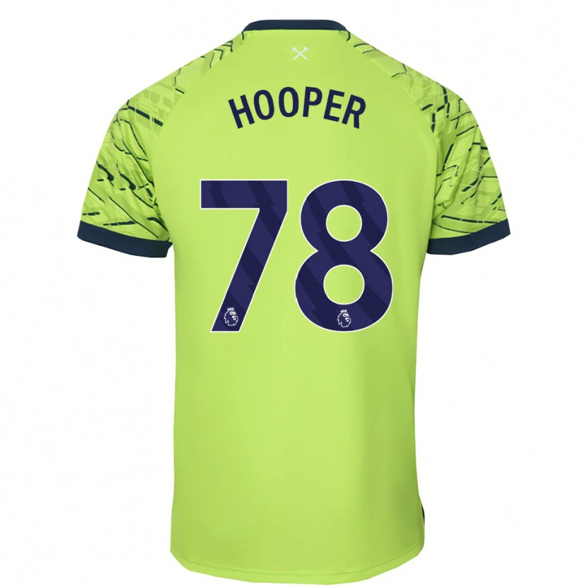Danxen Męski Finley Hooper #78 Fluorescencyjny Zielony Koszulka Bramkarska 2025/26