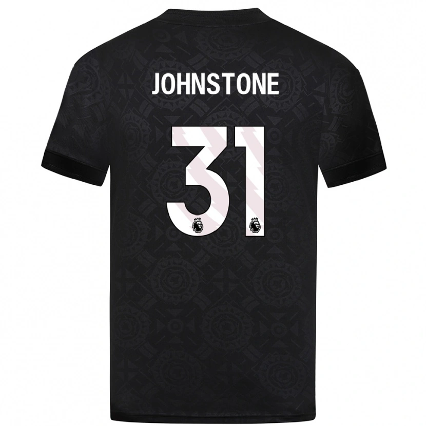 Danxen Męski Sam Johnstone #31 Czarny Biały Koszulka Bramkarska 2025/26